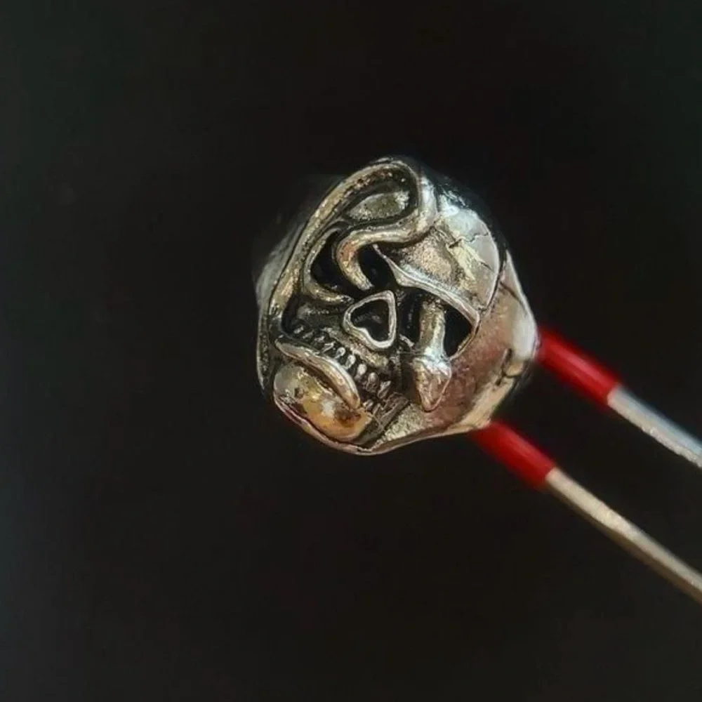 Snake‎ In The Eye Skull Ring